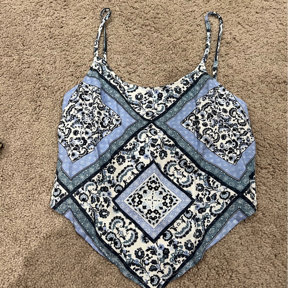Bandana Cropped Tank